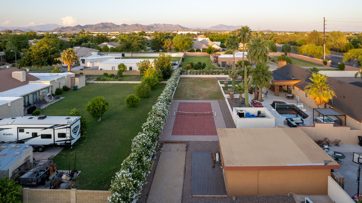 Mesa home HDR exterior landscape