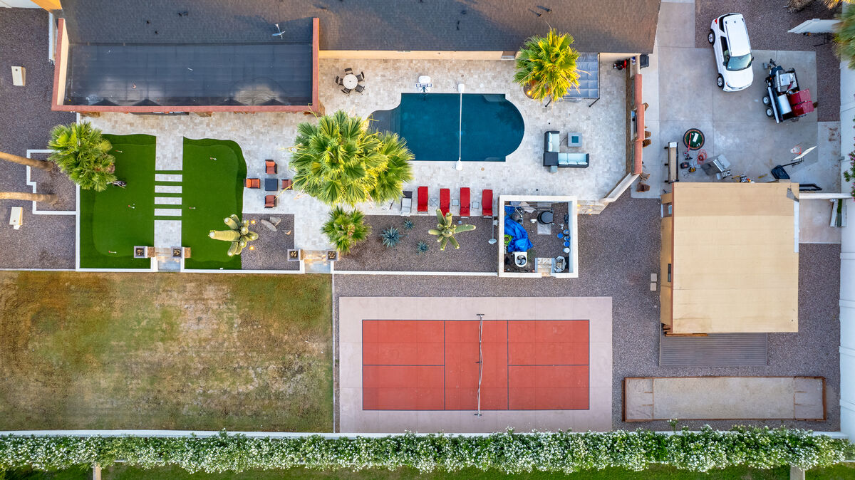 Mesa home HDR exterior street view
